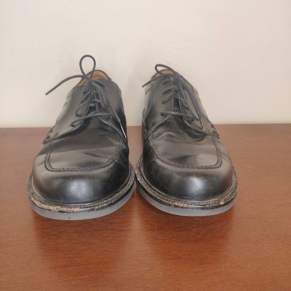 Ecco Men\'s Oxfords Dress Shoes Size 10 Extra Wide Black Leather Lace-up. main image 4